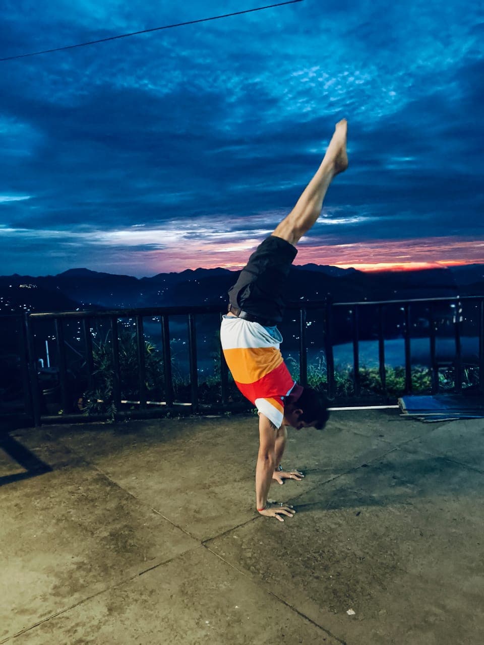Balance at dusk