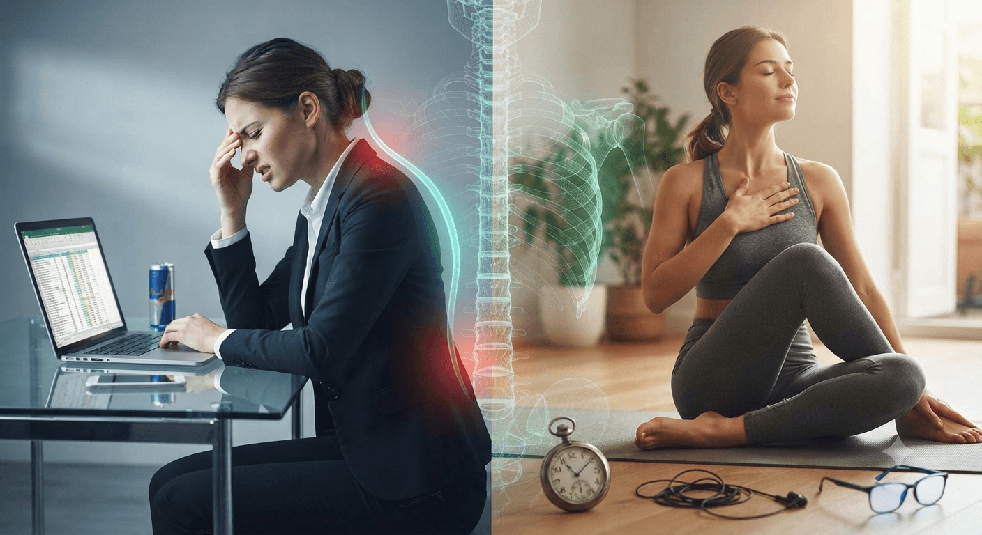 The Silent Cost of Success: How Modern Work Is Quietly Damaging Your Spine, Breathing, and Energy