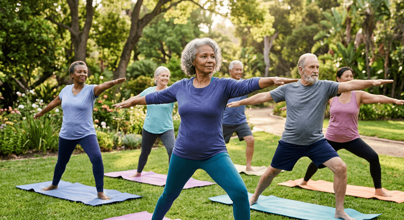 The Science of Aging Well: Where Yoga Fits In