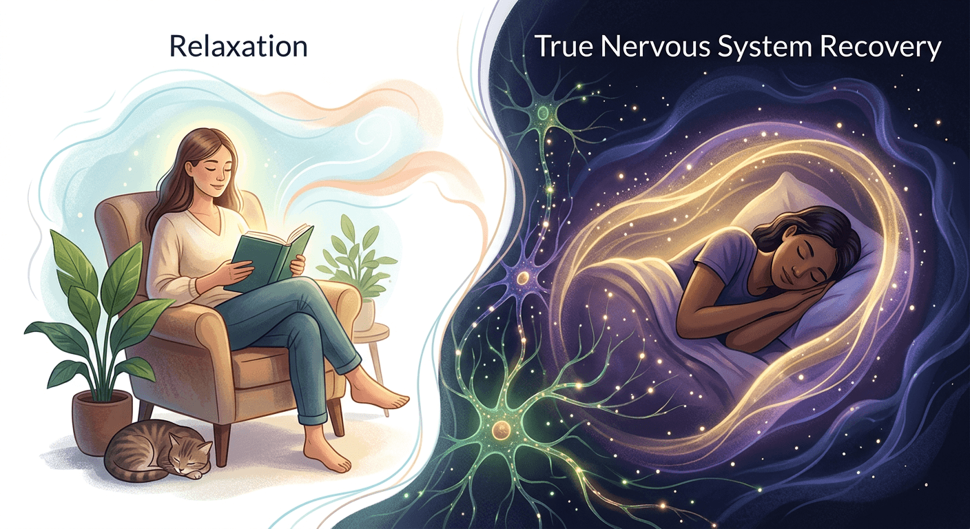 The Difference Between Relaxation and True Nervous System Recovery
