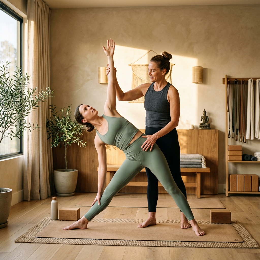 Premium private yoga session with expert instructor